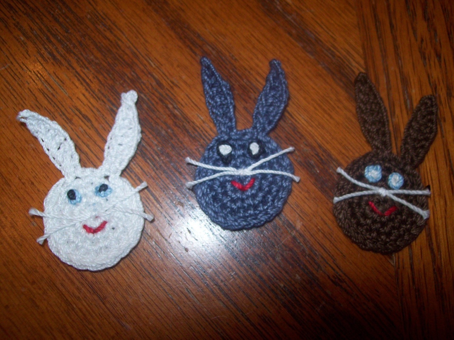 Easter or Spring Bunny Heads - Choose 2 - Mix and Match Colors