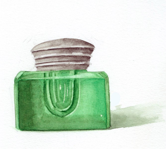 still life SFA watercolor INK well original