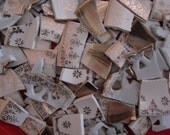 Mosaic Tiles Vintage Porcelain Gold Transfer Ware edge Broken China Plate Art Supply
