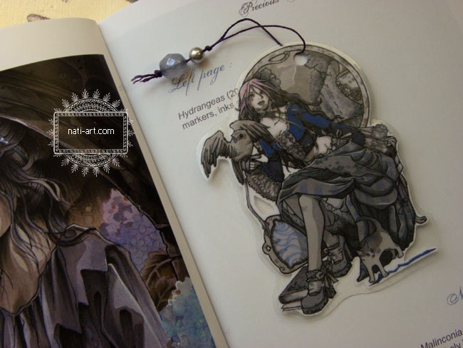 Czarina Queen - Fantasy - Owl - Bookmark - Gothic