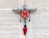 Mixed Media Block Angel M