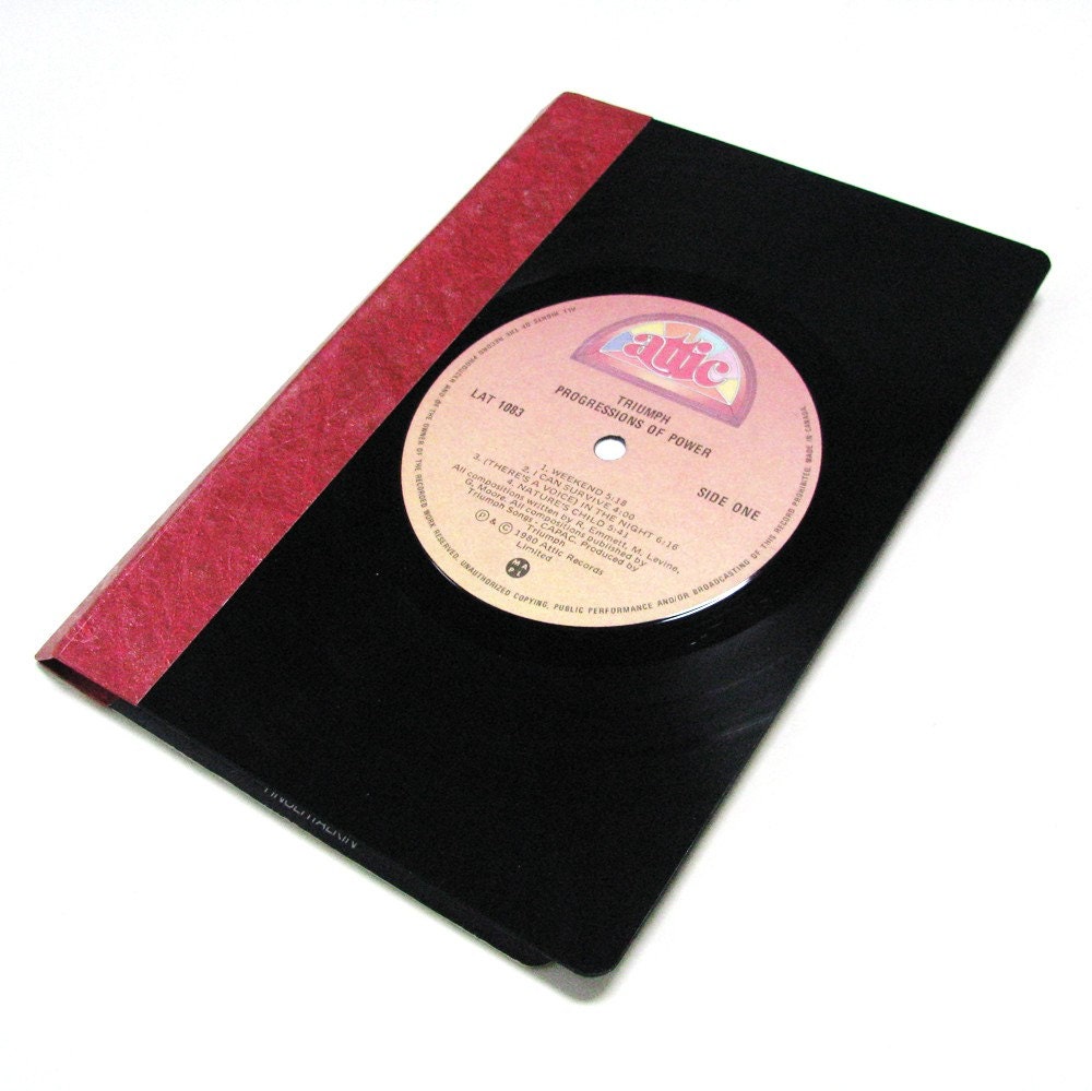 Triumph - Vinyl Record LP Notebook