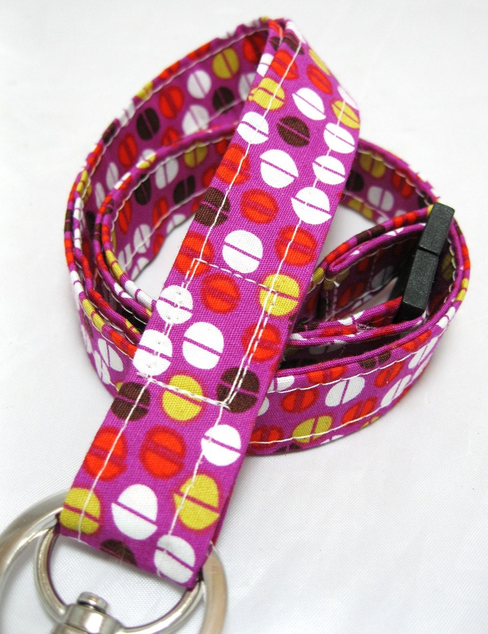 Lanyard Badge Holder with Breakaway Clip Desert Seeds Amethyst
