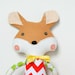 Sweet Woodland Fox Plush Toy Soft Doll Stuffed Animal for Baby and Children