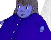 Ode to Violet ... Charlie and the Chocolate Factory inspired ... limited edition print