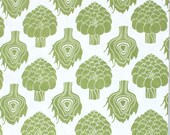 Fabric by the Fat Quarter -  Moss Artichokes