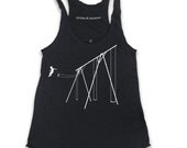 NEW - SWING - "Jump" Women's Tri-Blend Racerback American Apparel Tank Top (9 Color Options)
