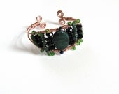 Chrysocolla Wire Wrapped Bracelet