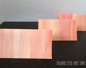 Ombre Harvest Hand-painted Watercolor Place Cards for dinner or wedding set of 25
