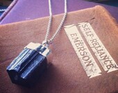 Black Tourmaline Asteroid Necklace