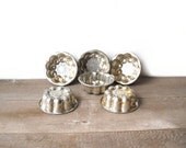 Tin Pudding Molds - Mondamin Individual - 6 Vintage Ramekins - Germany