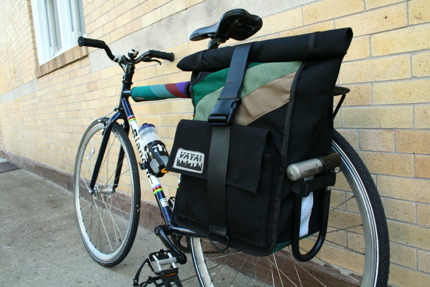 Black Tea Pannier/Backpack Hybrid
