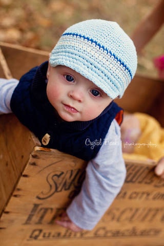 Crochet Baby Boy Hat, Baby Boy Crochet Hat Newborn Boy Hat, Toddler Boy Hat, Infant Boy Hat, Baby Boy Hat Photo Props