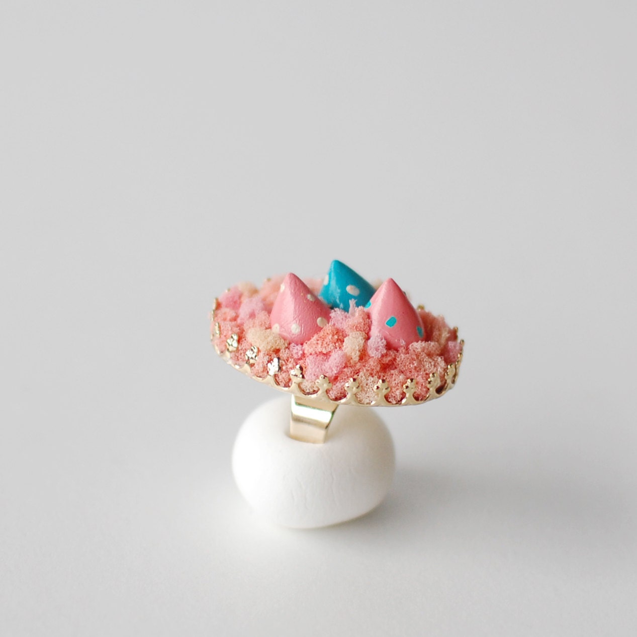 mossy tiny toadstool ring in spring6