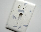 Blue Tamarind Leaves Nature Switch Plate