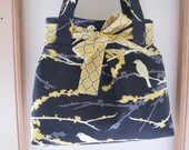 Pleated Handbag Purse Ipad Netbook Tote SongBirds