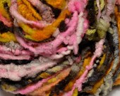 calico kitty in a pink tutu -- textures handspun singles 43 yards