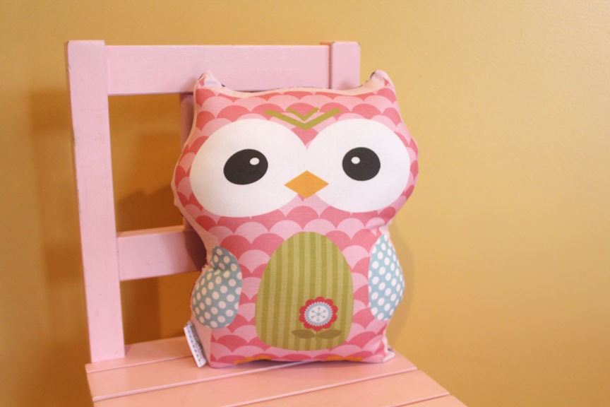 stuffed OWL PETUNIAS' Owl Pillow doll toy toddler baby kid child plush softie gift photo prop room decor unique cute present