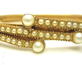 Vintage 50s Elegant Pearl Bracelet