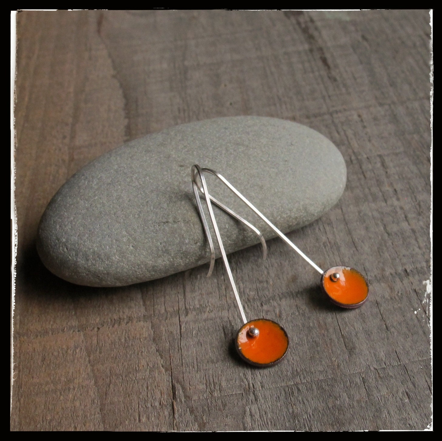 Moxie Earrings in Orange