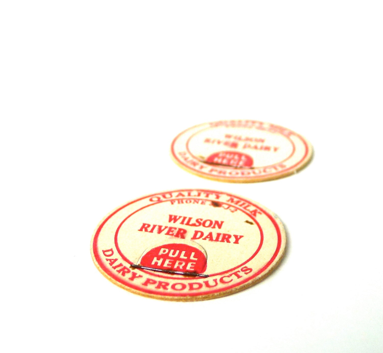 Wilson River Dairy Bottle Caps
