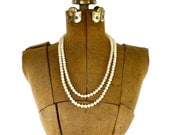 Long Glass Bead Necklace