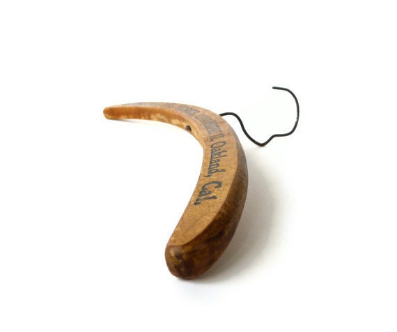 Vintage Oakland CA Dry Cleaner Advertising Hanger