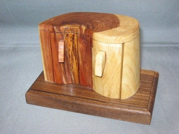 bandsaw box made from cedar