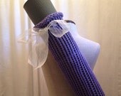 Knit yoga mat bag tote