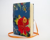 Handmade books, Journal notebook, hand bound, lined paper, colorful fabric cover, journal diary, summer, for writing