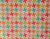 1 yard of Textured Basics Vintage Houndstooth in Multi by Patty Young for Michael Miller