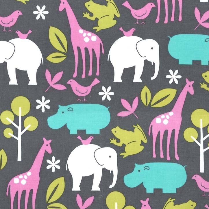 SALE - 1 yard of Michael Miller - Zoology in Orchard