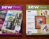 Set of 2 Sew Somerset magazines-premiere issue 2007, Summer 2009