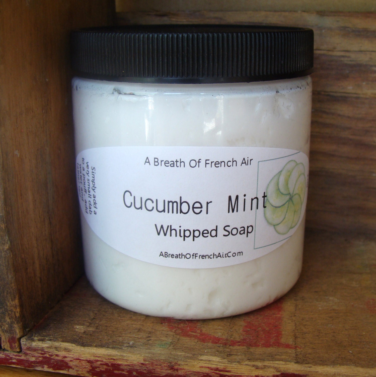 Cucumber Mint Soap Whipped Shaving Vegan Shower - Paraben & SLS Free