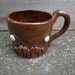 Hand thrown ceramic Cthulhu mug-stoneware