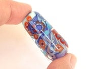 SALE: Multi-Layered Encased Focal - Handmade Lampwork Bead (1)