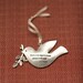 peace dove ornament