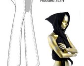 CarbonX or Nomex hooded scarf, pointed shape