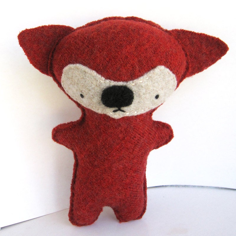 Red Fox - Recycled Wool Plush Toy