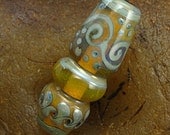 Handmade Lampwork Glass Focal Bead -Ancient Relic- by Jason Powers SRA
