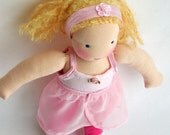 Maria - a Sweet Ballerina Doll, Ballerina toy, Waldorf style doll