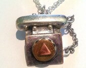 Call Your Sponsor Retro Phone Necklace AA Recovery 12 Step Alcoholics Anonymous FrEe sHiP