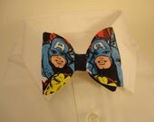 Captain America (Head Shot) Bow Tie
