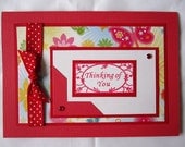 Handmade Greeting Card - Thinking of You