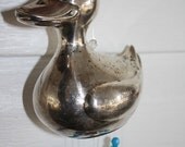 Rubber Duckie Whimsical Silverplate Spoon Wind Chime