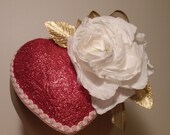 Valentine's Heart Fascinator