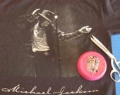 U Pick Michael Jackson Halter Top Tube Top UPcycled t shirt Customized YOUR SIZE