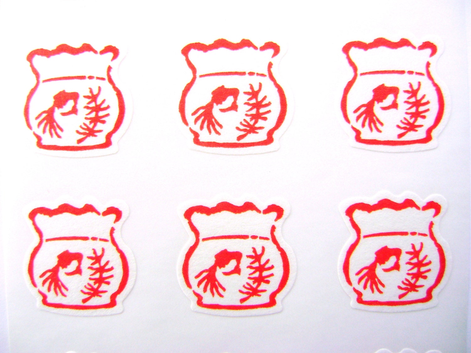 Goldfish Stickers Traditional Japanese  Kingyo (S88)