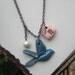 Sparrow and Peal Initial Necklace - Personalized Jewelry - Gift for You, bride, bridesmaid, flower girl, mother, friend, teacher or friend.
