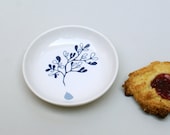 Ceramic saucer - sea dragon - sea level